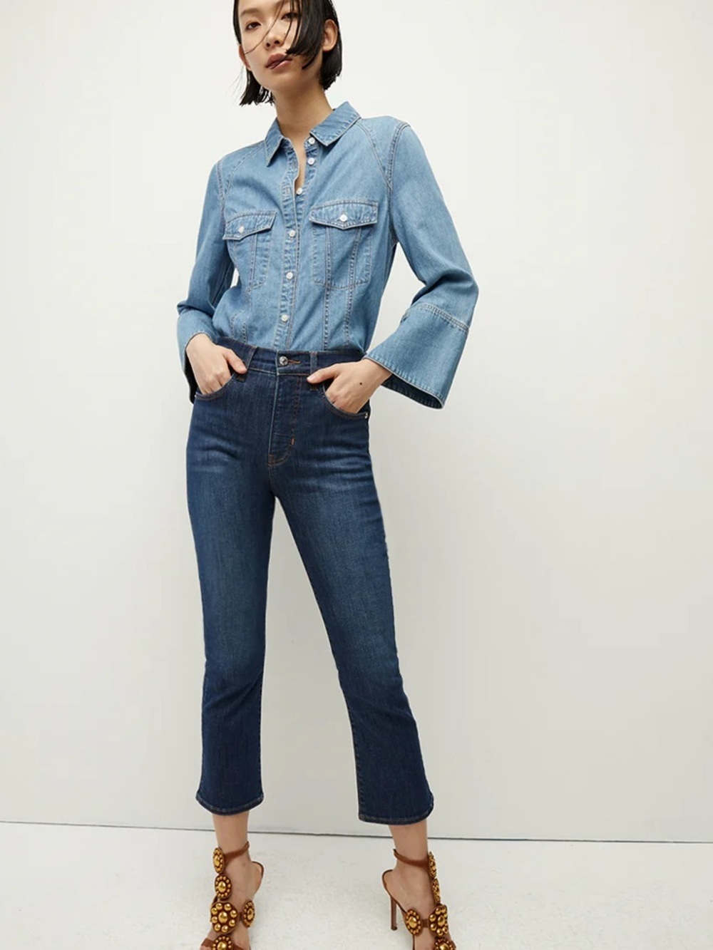 Veronica Beard Carly Kick Flare High-rise Bootcut - 24/00